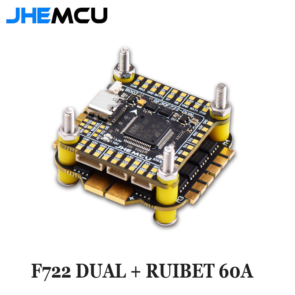 Fpv Flight Controller F7 Stack 60A - Jhemcu F7 스택 F722 듀얼 비행