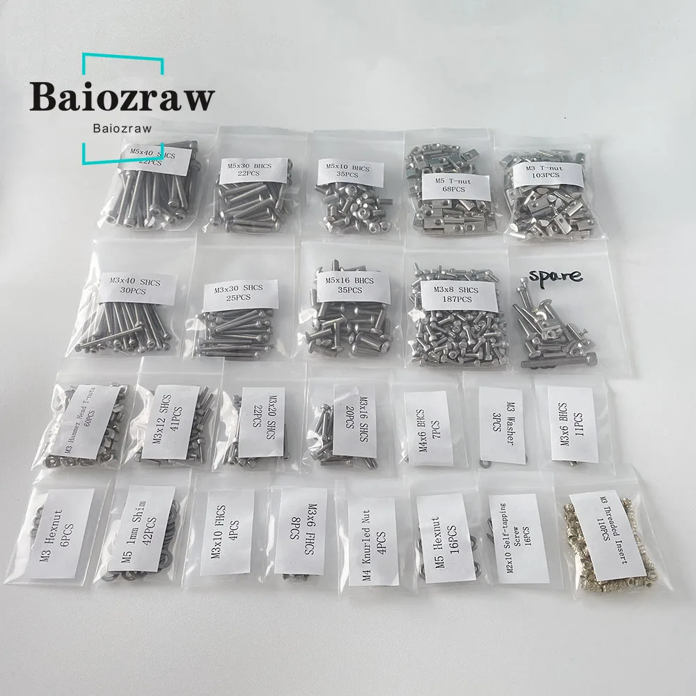 Voron 2.4 R2 Kit - Baiozraw 3D 프린터 304 스테인리스 스틸